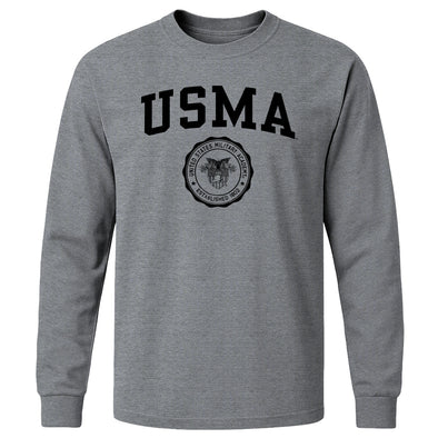 Army Heritage Long Sleeve T-Shirt (Charcoal Grey)