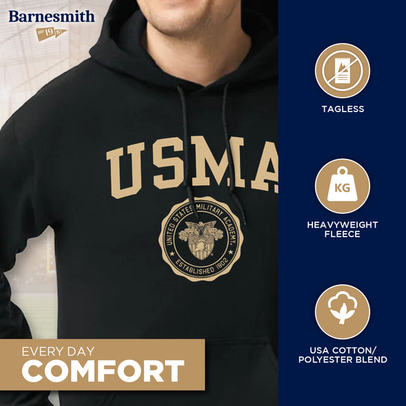 Army Heritage Hooded Sweatshirt (Black)