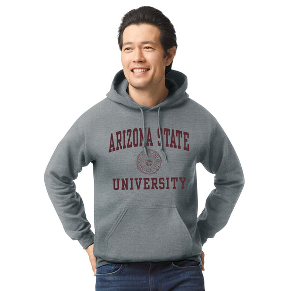 Arizona State University Heritage Hooded Sweatshirt (Charcoal Grey)