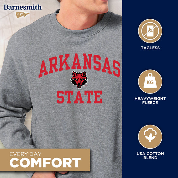 Arkansas State University Heritage Sweatshirt (Charcoal Grey)