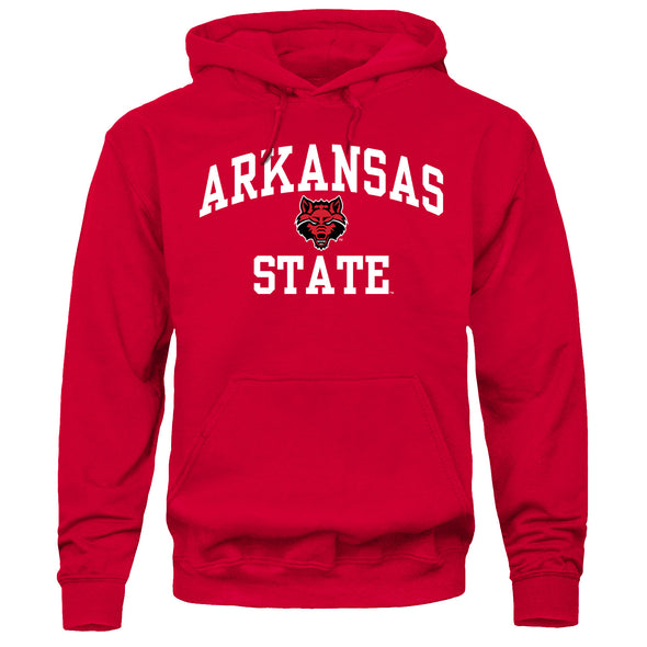 Arkansas State University Heritage Hooded Sweatshirt (Red)