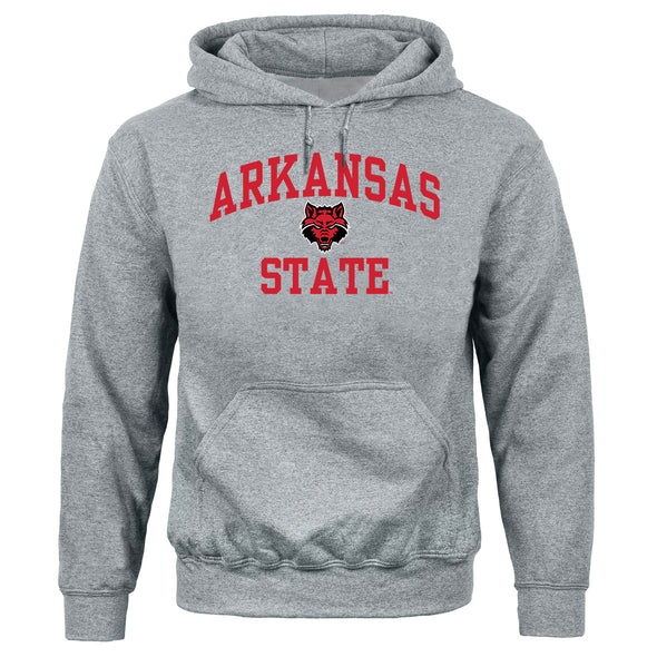 Arkansas State University Heritage Hooded Sweatshirt (Charcoal Grey)