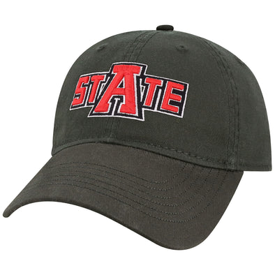 Arkansas State University Spirit Baseball Hat One-Size (Black)