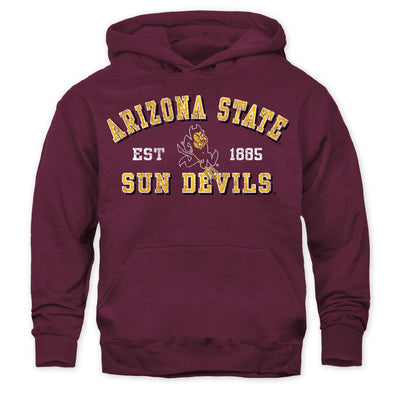 Arizona State University Youth Hooded Sweatshirt (Maroon)