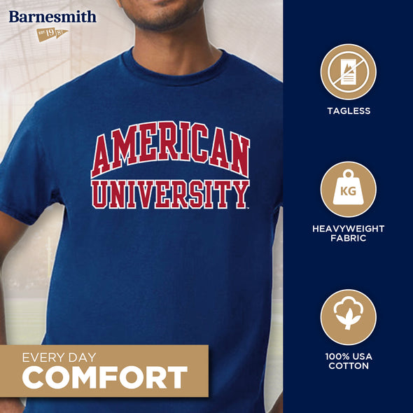 American University Classic T-Shirt (Navy)