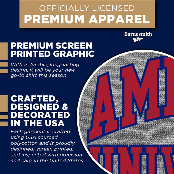 American University Classic T-Shirt (Charcoal Grey)