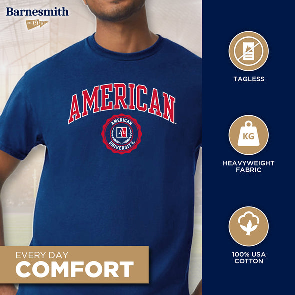 American University Heritage T-Shirt (Navy)