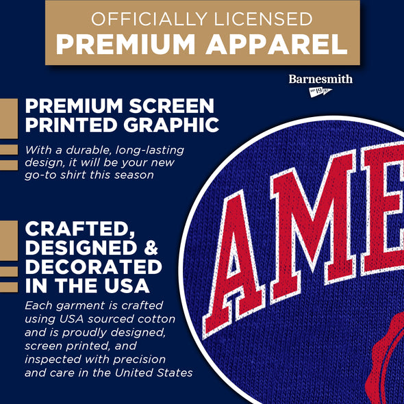 American University Heritage T-Shirt (Navy)