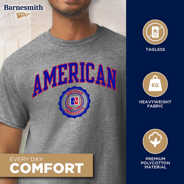 American University Heritage T-Shirt (Charcoal Grey)