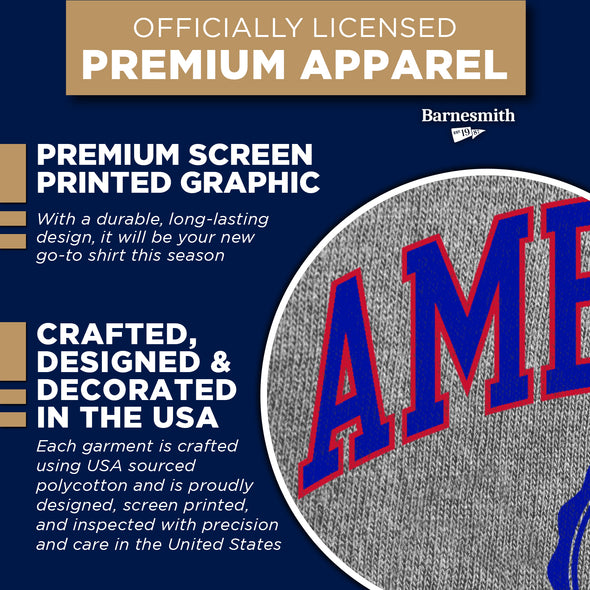 American University Heritage T-Shirt (Charcoal Grey)
