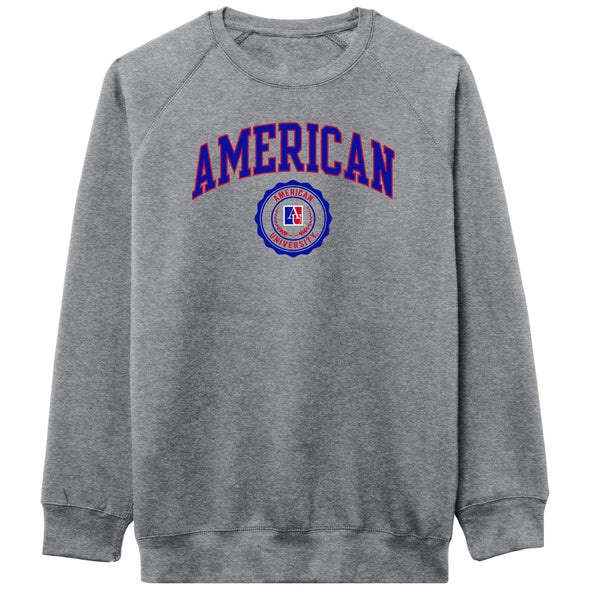 American University Heritage Crewneck Sweatshirt (Charcoal)