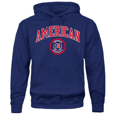 American University Heritage Hooded Sweatshirt (Navy)