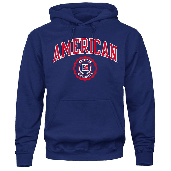 American University Heritage Hooded Sweatshirt (Navy)
