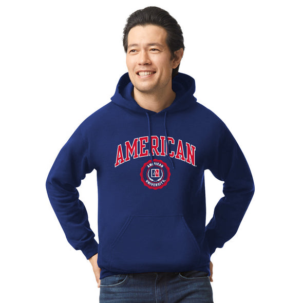American University Heritage Hooded Sweatshirt (Navy)
