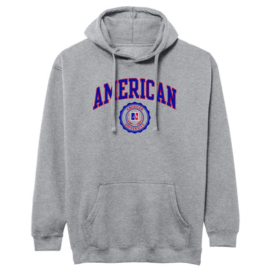 American University Heritage Hooded Sweatshirt (Charcoal)