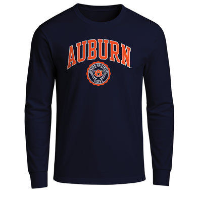 Auburn University Heritage Long Sleeve T-Shirt (Navy)