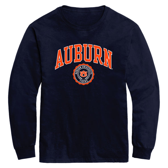 Auburn University Heritage Long Sleeve T-Shirt (Navy)