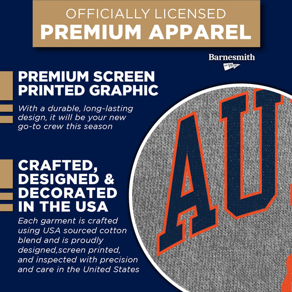 Auburn University Heritage Crewneck Sweatshirt (Charcoal)