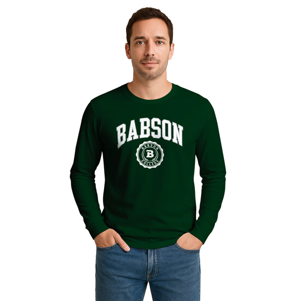 Babson College Heritage Long Sleeve T-Shirt (Green)