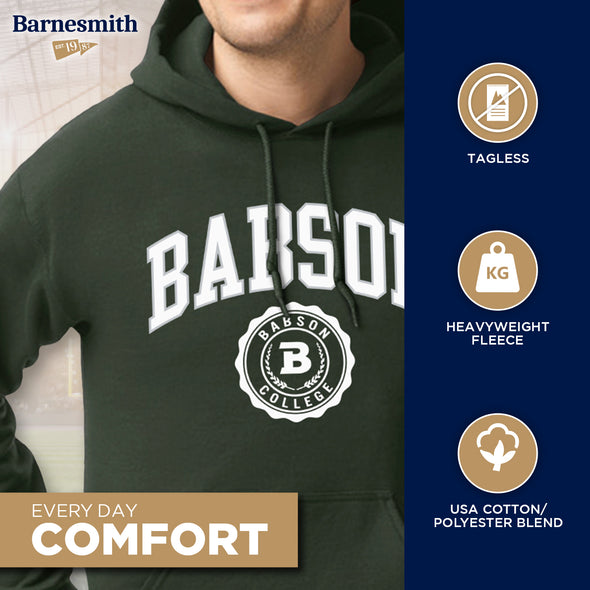 Babson College Heritage Hooded Sweatshirt (Green)