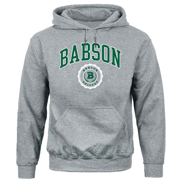 Babson College Heritage Hooded Sweatshirt (Charcoal Grey)