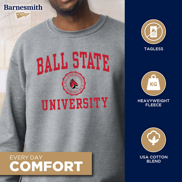 Ball State University Heritage Sweatshirt (Charcoal Grey)
