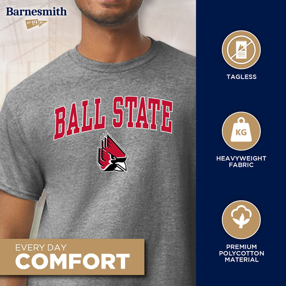 Ball State University Spirit T-Shirt (Charcoal Grey)