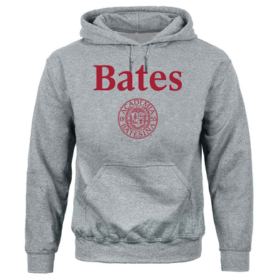 Bates College Heritage Hooded Sweatshirt (Charcoal Grey)