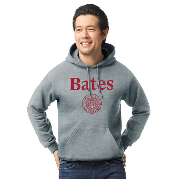Bates College Heritage Hooded Sweatshirt (Charcoal Grey)