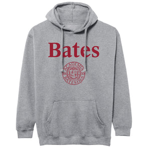 Bates College Heritage Hooded Sweatshirt (Charcoal Grey)