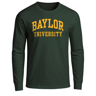 Baylor University Classic Long Sleeve T-Shirt (Hunter Green)