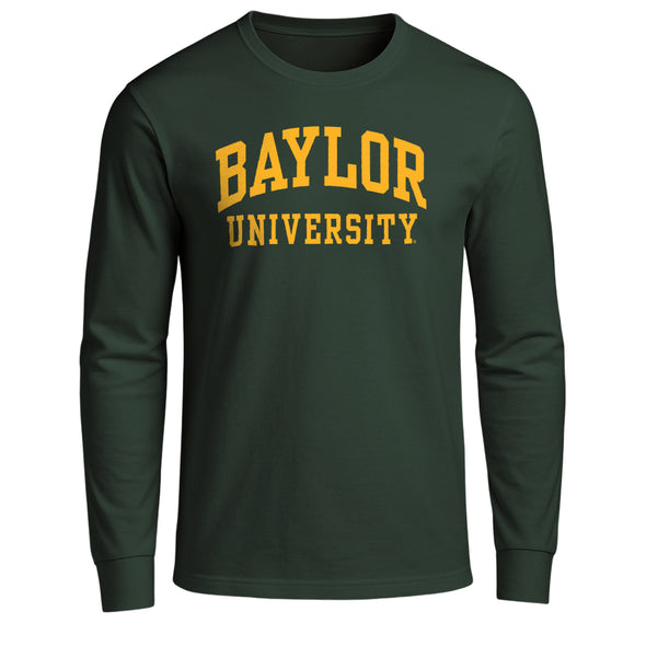 Baylor University Classic Long Sleeve T-Shirt (Hunter Green)