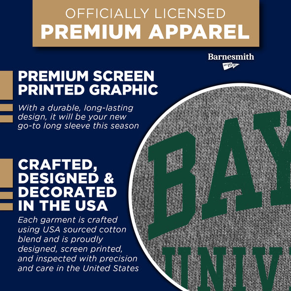 Baylor University Classic Long Sleeve T-Shirt (Charcoal Grey)