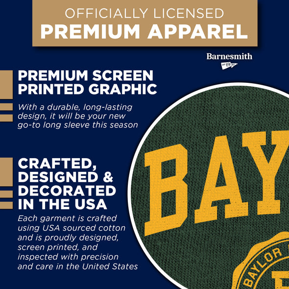 Baylor University Heritage Long Sleeve T-Shirt (Hunter Green)