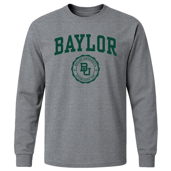 Baylor University Heritage Long Sleeve T-Shirt (Charcoal Grey)