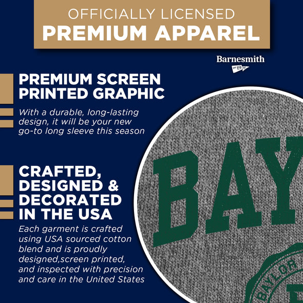 Baylor University Heritage Long Sleeve T-Shirt (Charcoal Grey)