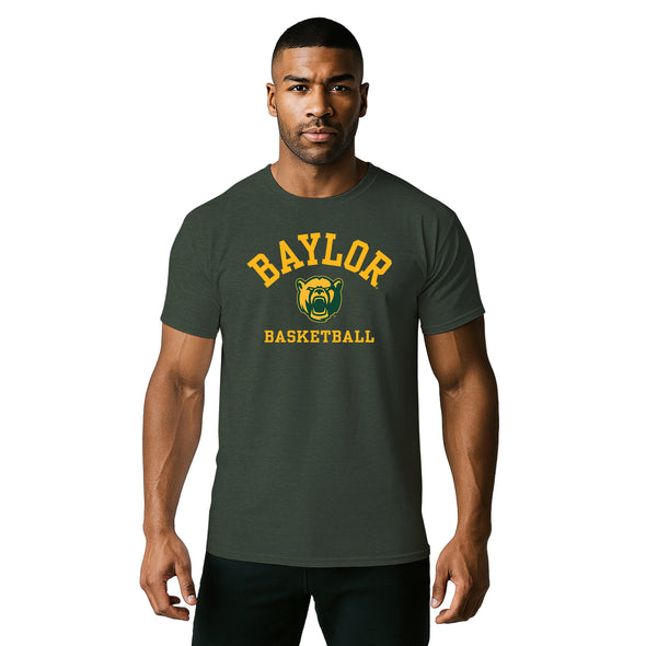 Baylor University Basketball T-Shirt (Hunter Green)
