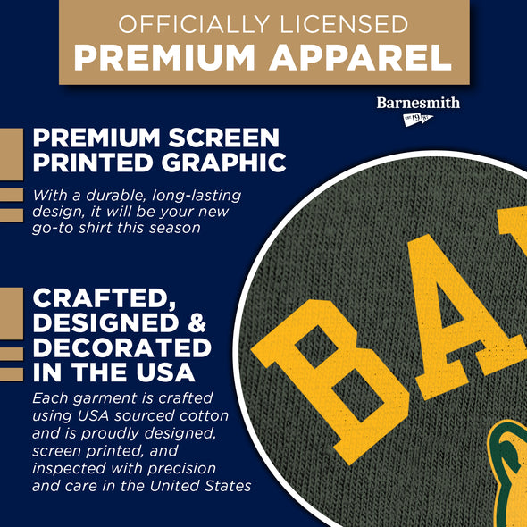 Baylor University Basketball T-Shirt (Hunter Green)