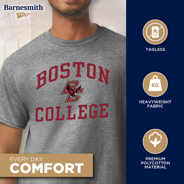 Boston College Spirit T-Shirt (Charcoal Grey)