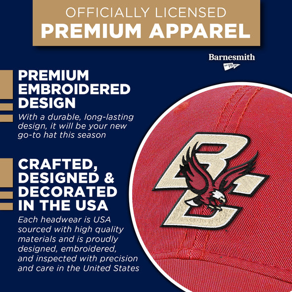 Boston College Spirit Baseball Hat One-Size (Cardinal)