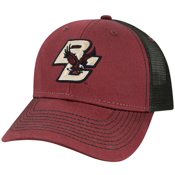 Boston College Sideline Trucker Hat One-Size (Maroon/Black)