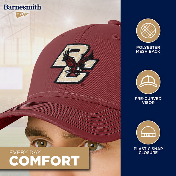 Boston College Sideline Trucker Hat One-Size (Maroon/Black)