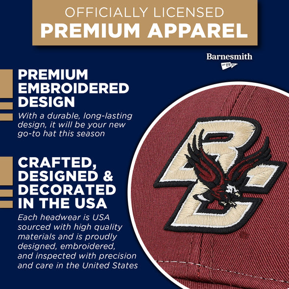 Boston College Sideline Trucker Hat One-Size (Maroon/Black)
