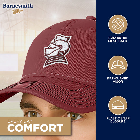 Bellarmine University Sideline Trucker Hat One-Size (Maroon/Black)