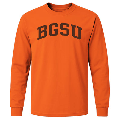 Bowling Green State University Classic Long Sleeve T-Shirt (Orange)