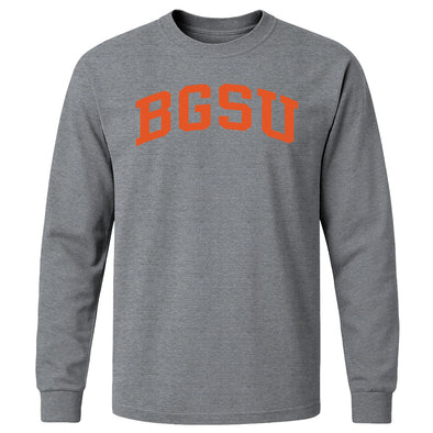 Bowling Green State University Classic Long Sleeve T-Shirt (Charcoal Grey)