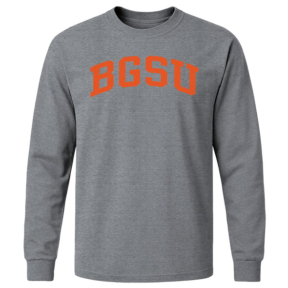 Bowling Green State University Classic Long Sleeve T-Shirt (Charcoal Grey)