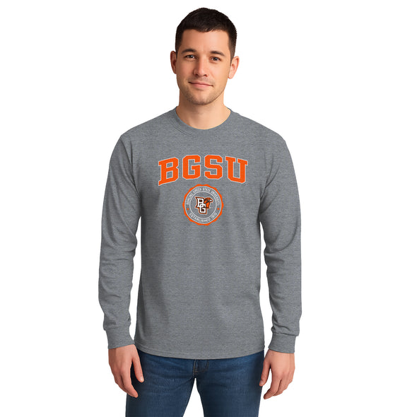 Bowling Green State University Heritage Long Sleeve T-Shirt (Charcoal Grey)