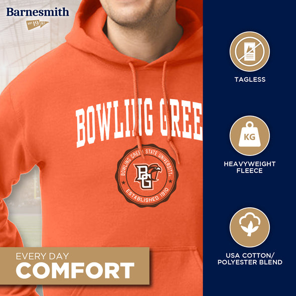 Bowling Green State University Heritage Hooded Sweatshirt (Orange)