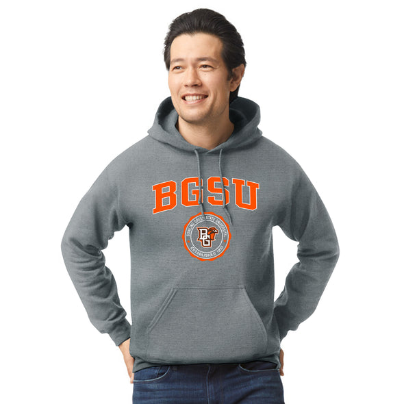 Bowling Green State University Heritage Hooded Sweatshirt (Charcoal Grey)